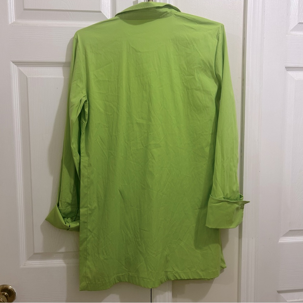 Dolce & Gabbana Lime Green Tunic Top or Swimsuit Coverup Vintage Size 10 - Picture 8 of 8